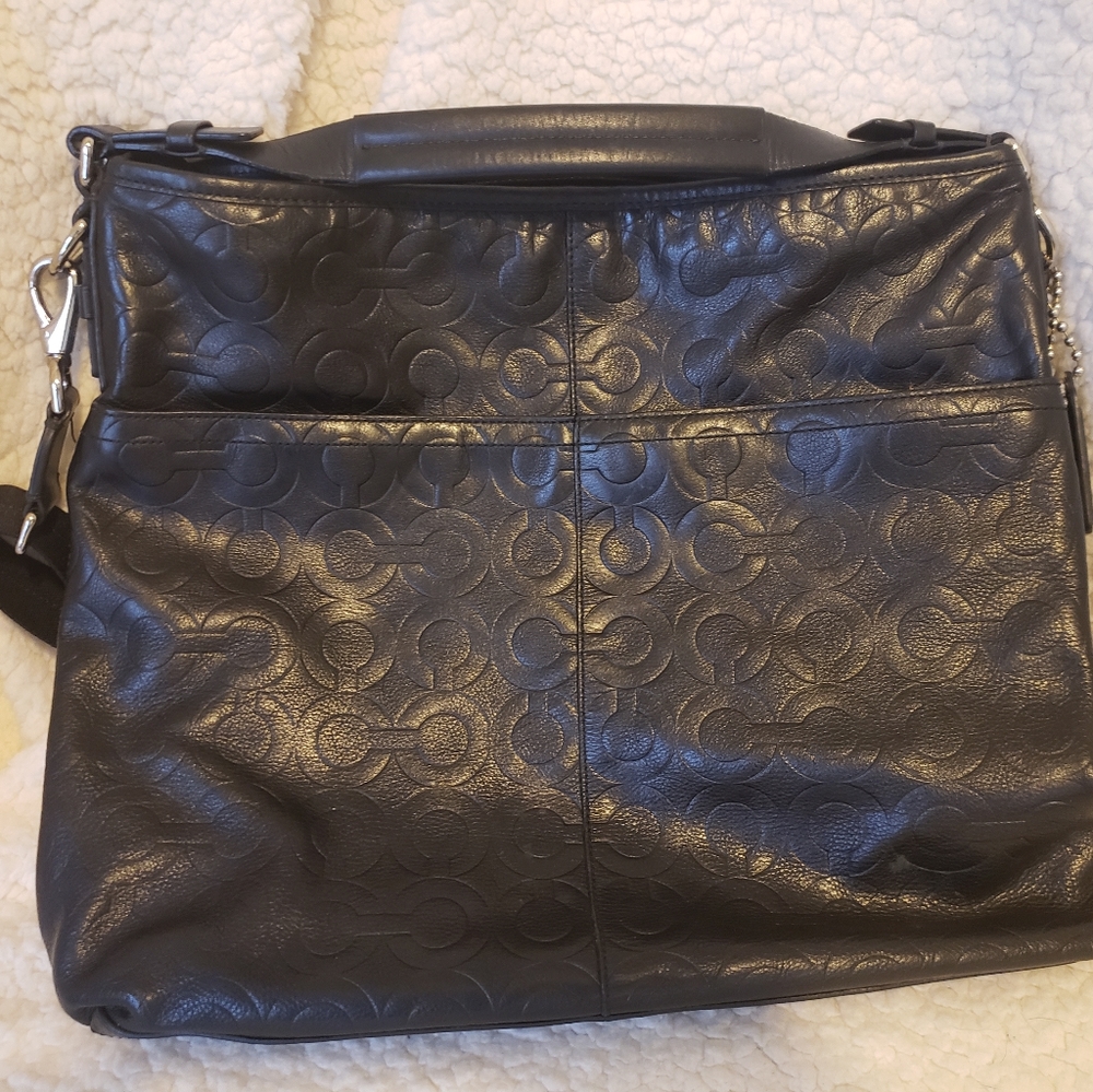 Leather Coach Bag